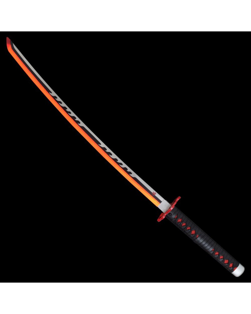 Katana LED de Tanjirou Kamado en acero | Katanas y Espadas