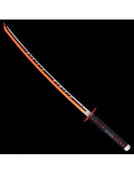 Katana LED de Tanjirou Kamado en acero | Katanas y Espadas