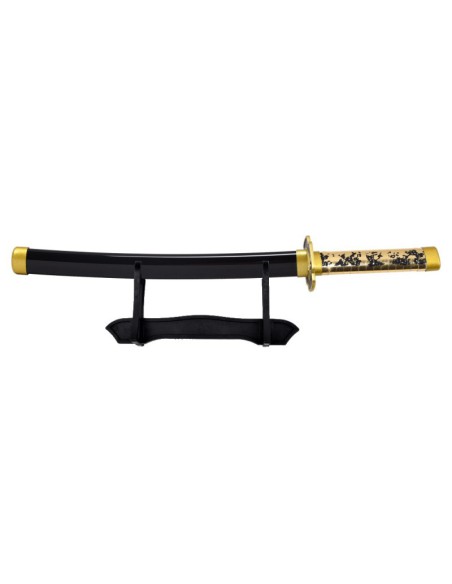 Mini katana de Yoriichi en bambú con soporte | Katanas y Espadas