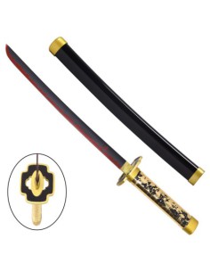Mini katana de Yoriichi en bambú con soporte | Katanas y Espadas 2