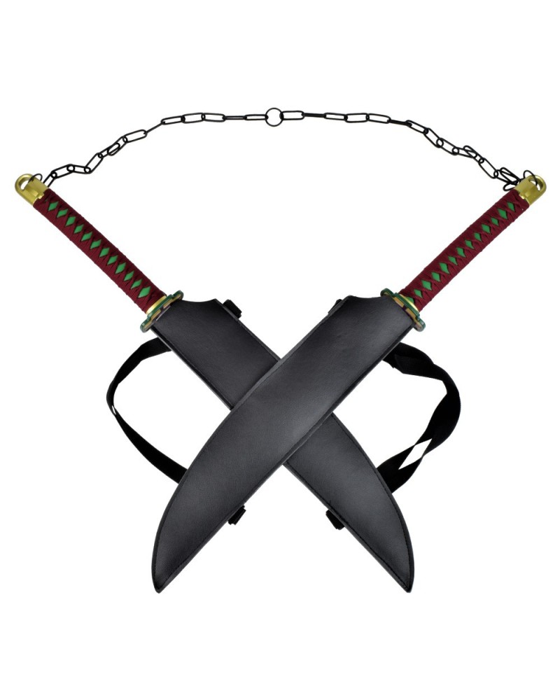 Set de espadas Tengen Uzui con cadena | Katanas y Espadas