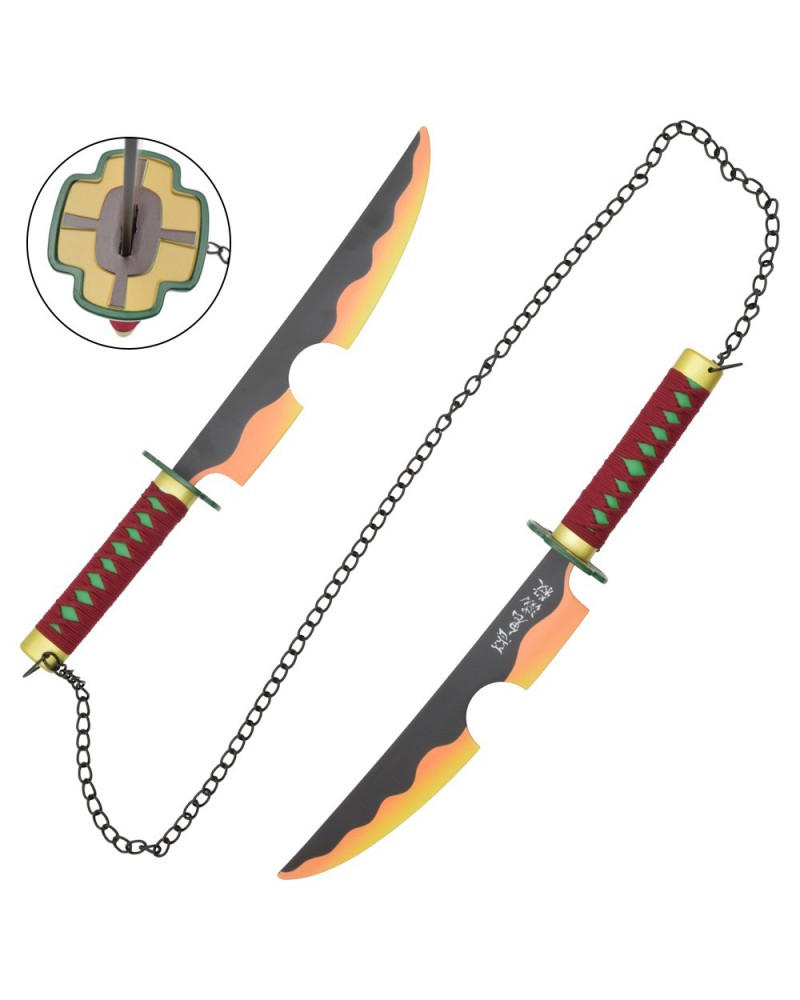 Mini set de espadas Tengen Uzui - Demon Slayer | Katanas y Espadas