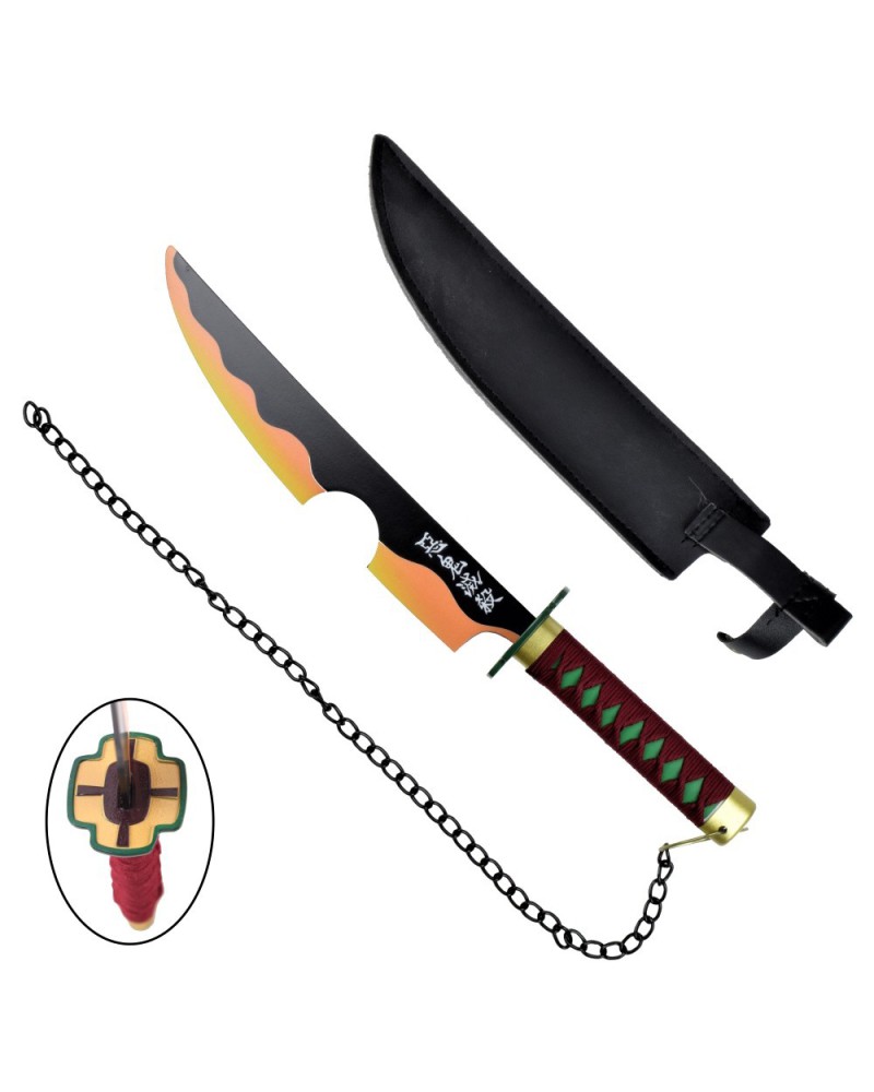 Mini espada Tengen Uzui con cadena - Demon Slayer | Katanas y Espadas