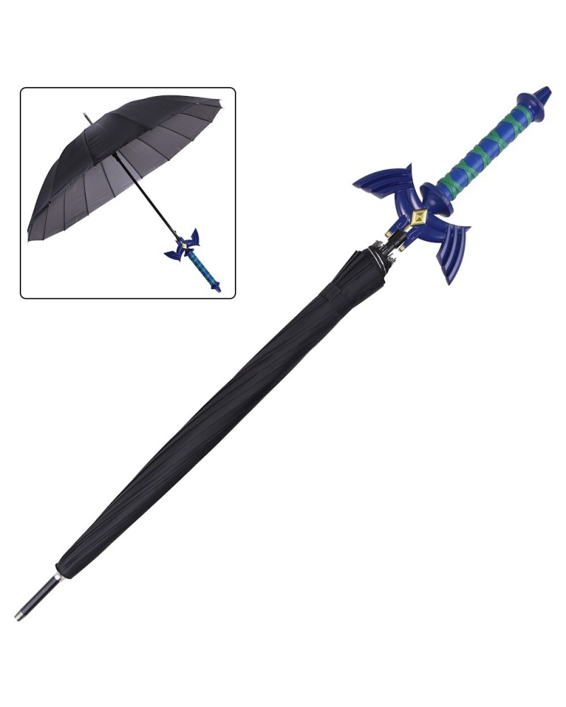 Paraguas con mango Master Sword azul - Zelda | Katanas y Espadas