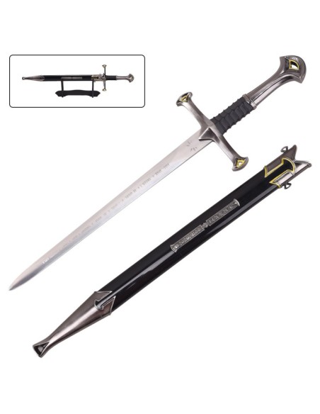 Mini espada Anduril con soporte | Katanas y Espadas