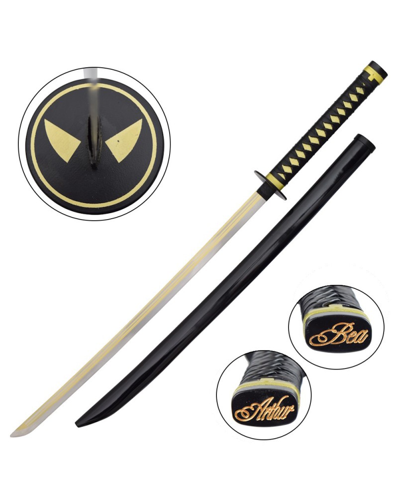 Doble katana Deadpool con arnés | Katanas y Espadas