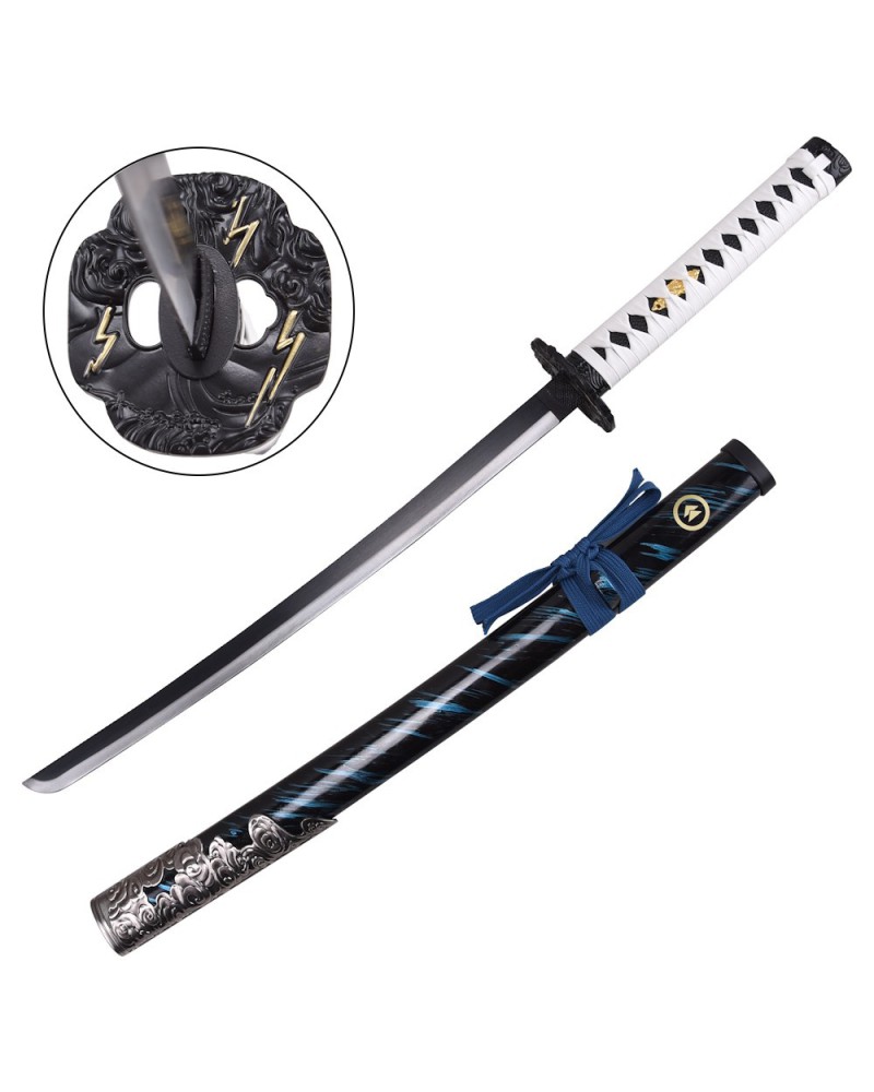 Set de katanas Sakai azul con soporte | Katanas y Espadas