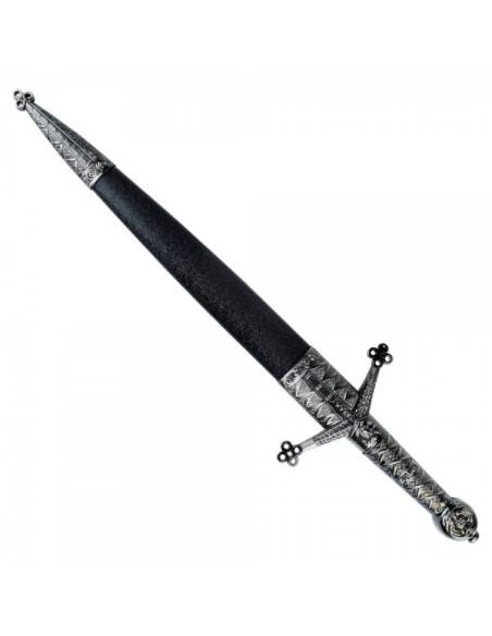 Daga medieval ornamental de 34,5 cm con funda | Katanas y Espadas
