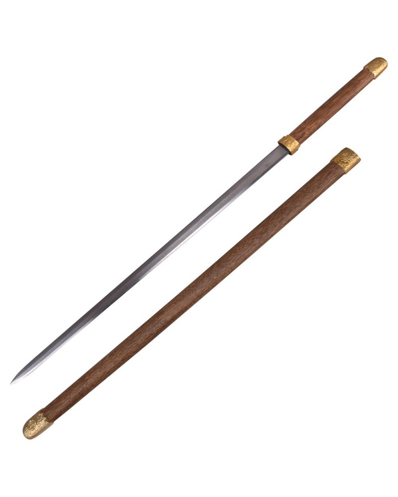 Katana Chokuto japonesa con vaina de madera | Katanas y Espadas