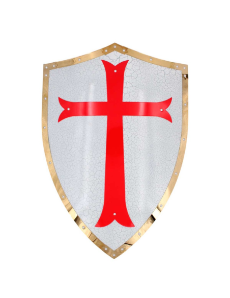 Escudo templario Blood Heritage blanco | Katanas y Espadas