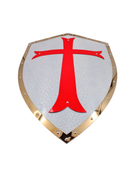 Escudo templario Blood Heritage blanco | Katanas y Espadas