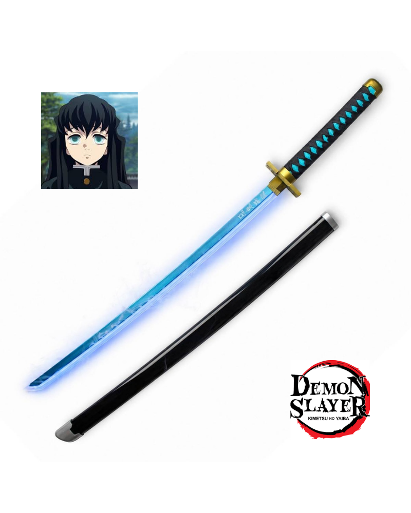 Katana Muichiro Tokito madera LED | Katanas y Espadas