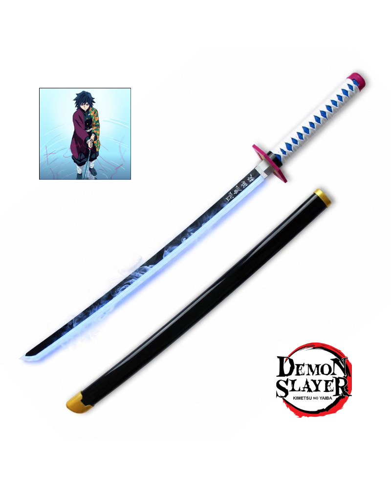 Katana Giyu Tomioka LED azul | Katanas y Espadas