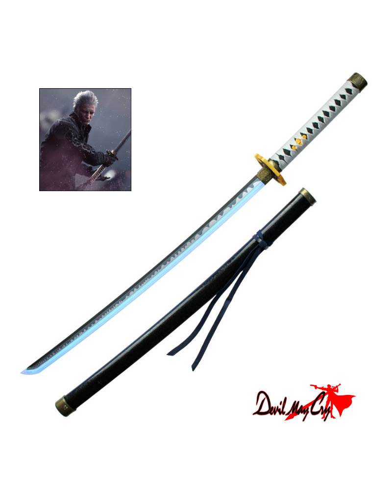 Katana Vergil Yamato LED blanco | Katanas y Espadas