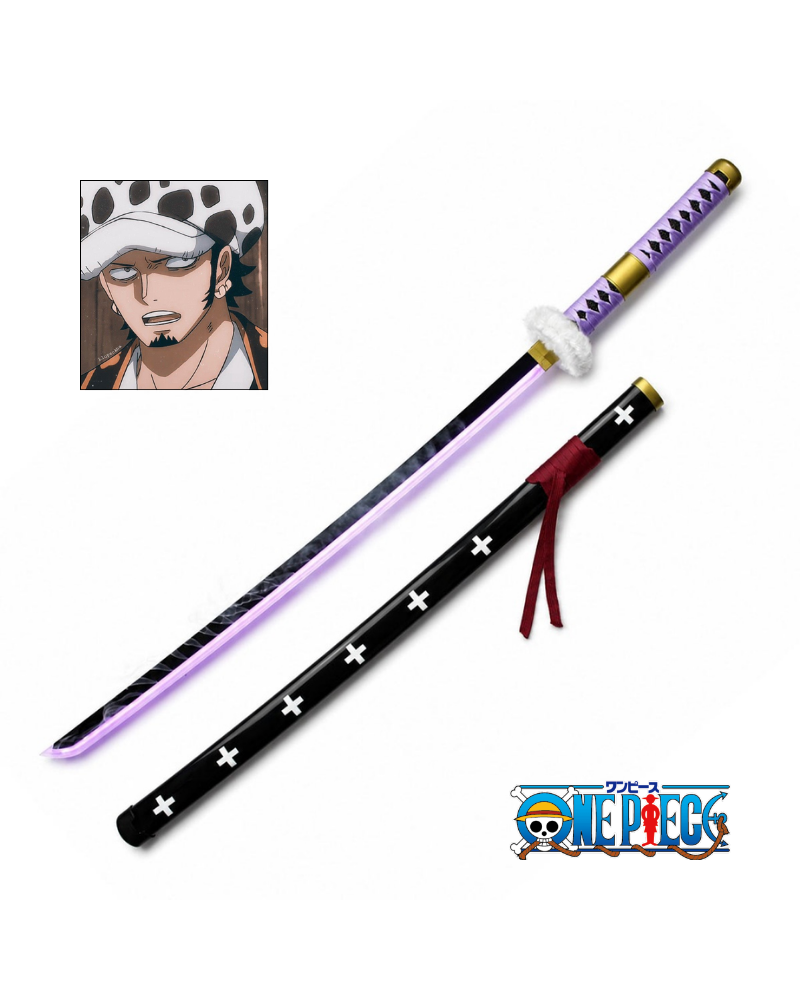 Katana Trafalgar Law LED blanco | Katanas y Espadas