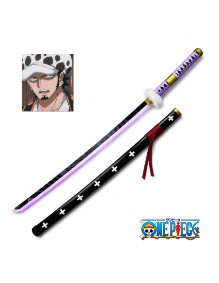 Katana Trafalgar Law LED blanco | Katanas y Espadas