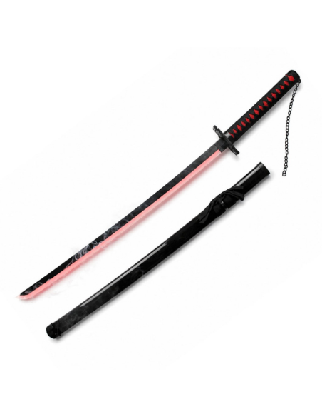 Katana Ichigo Kurosaki negra LED RGB | Katanas y Espadas