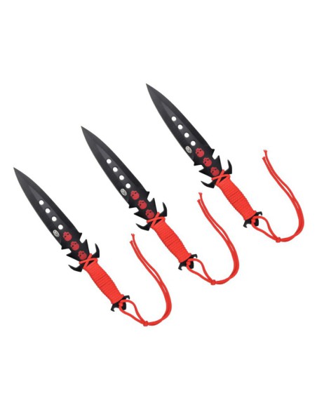 Set de 3 cuchillos de lanzamiento CW-715 - SCK | Katanas y Espadas