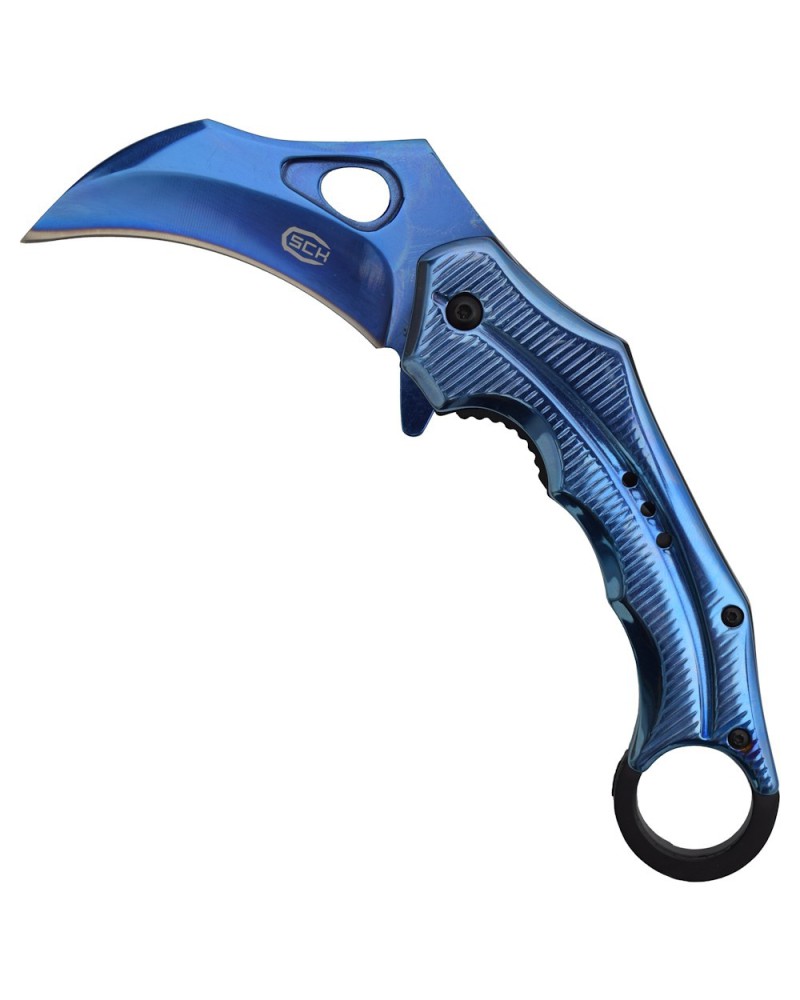 Cuchillo karambit plegable CW-025 asistido SCK