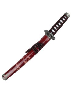 Tanto decorativo ZS574C ROSSO con vaina de madera 2
