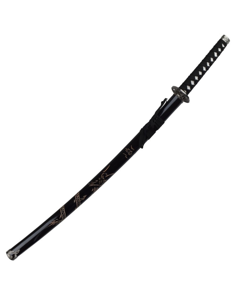 Katana decorativa ZS574 NERO con vaina negra | Katanas y Espadas