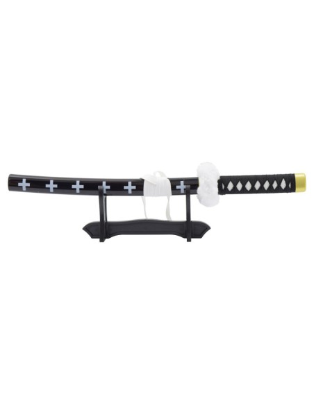 Katana mini decorativa Trafalgar Law One Piece con soporte