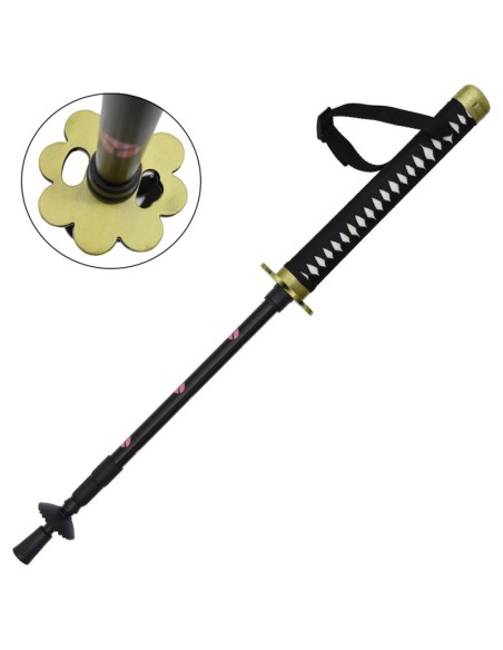Palo de senderismo con empuñadura estilo katana Zoro One Piece