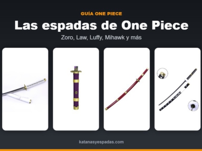 Espadas de One Piece: las katanas de Zoro, Law, Luffy y Mihawk